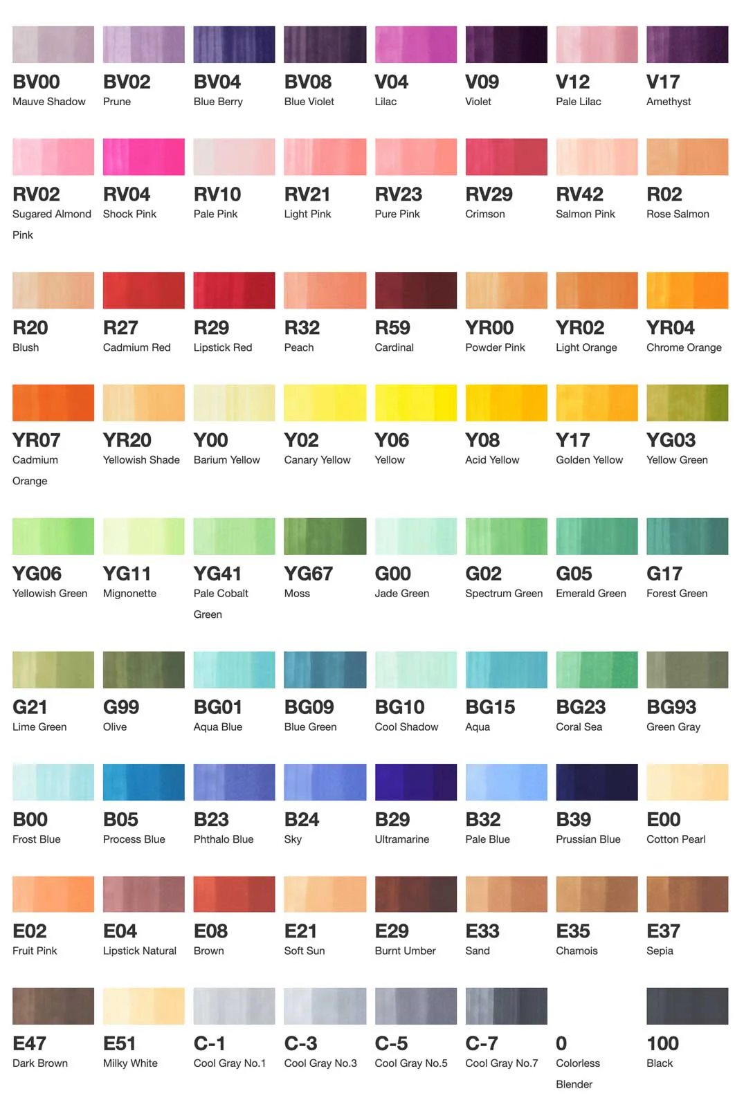 COPIC® Ciao 72PC Marker Set A - Image 6