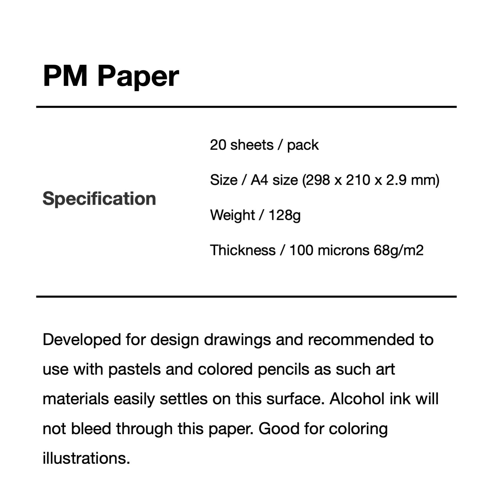 COPIC® PM Paper (Pencil – Marker) - Image 4