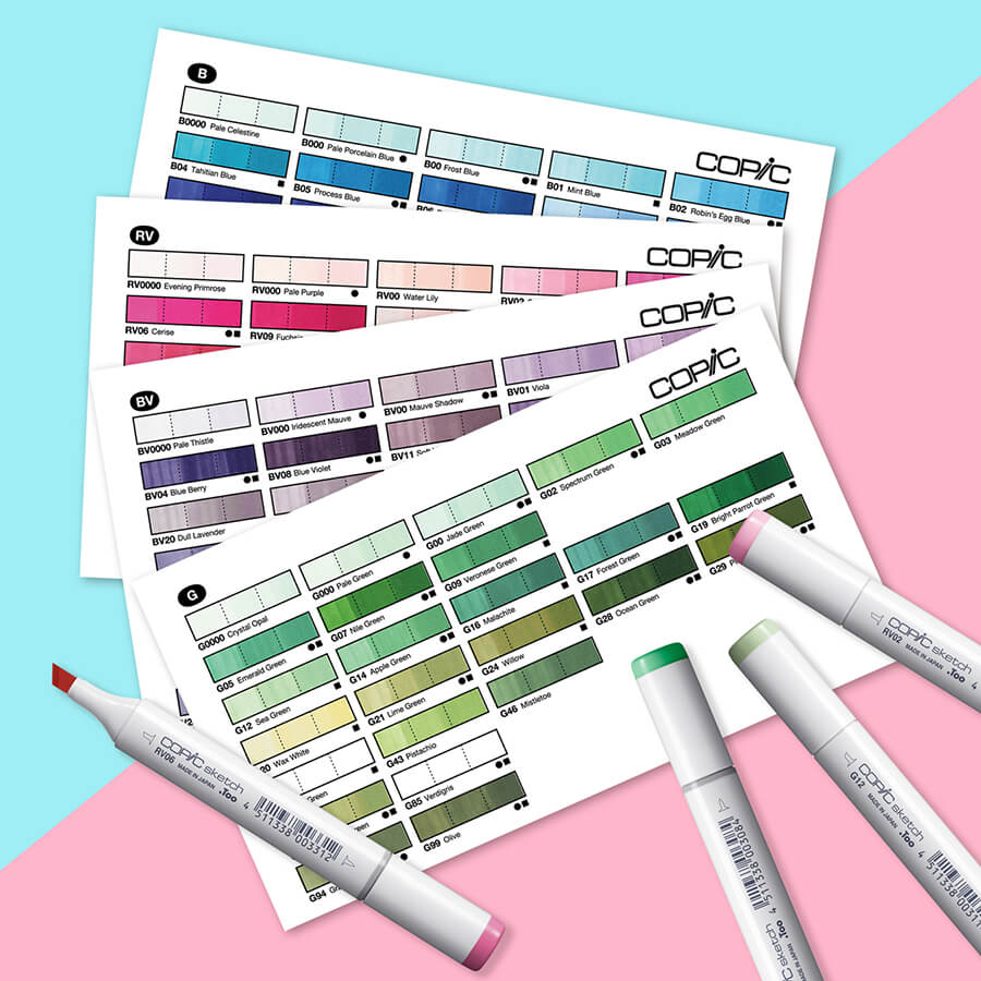 COPIC® Color Swatch Cards - Image 5