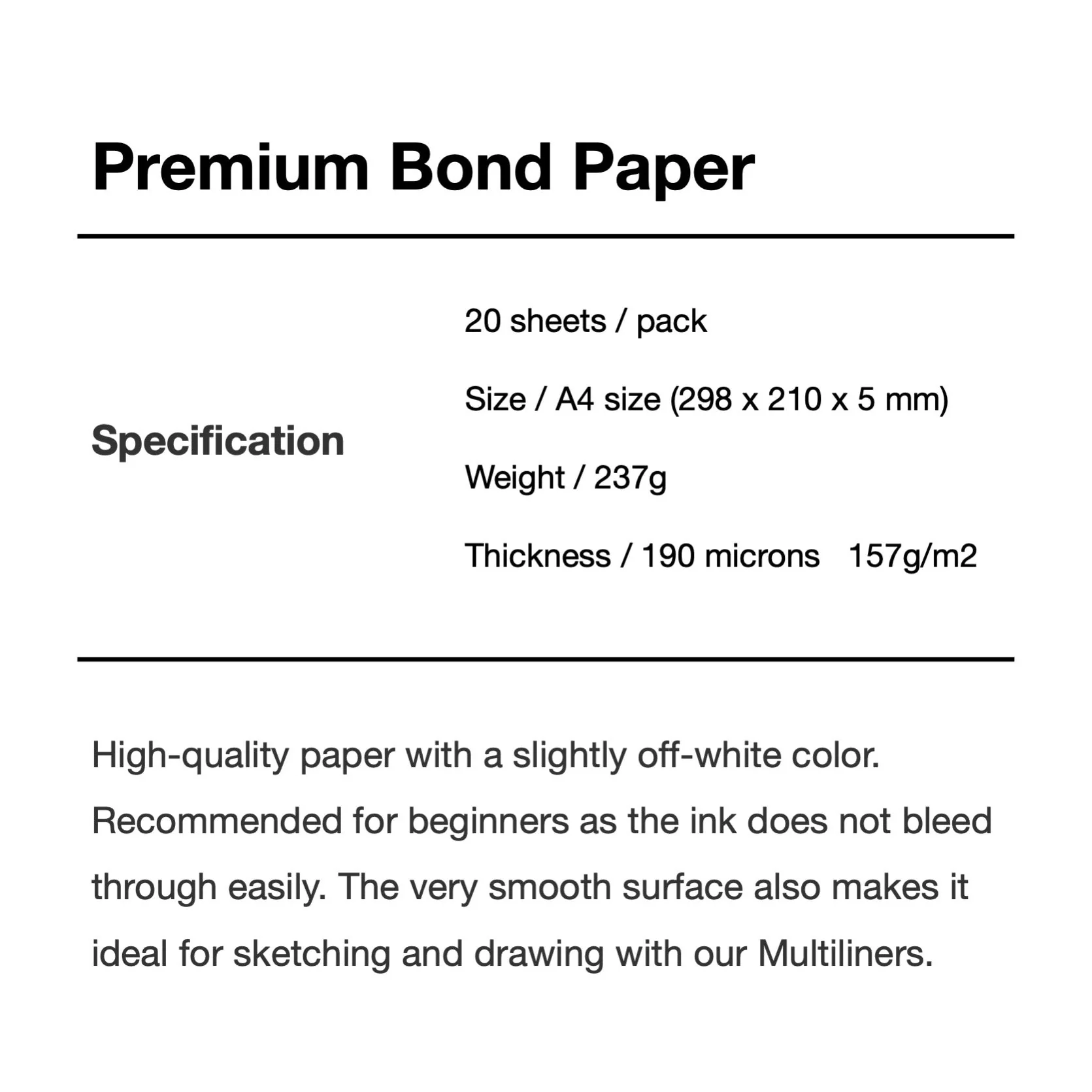 COPIC® Premium Bond Paper - Image 4