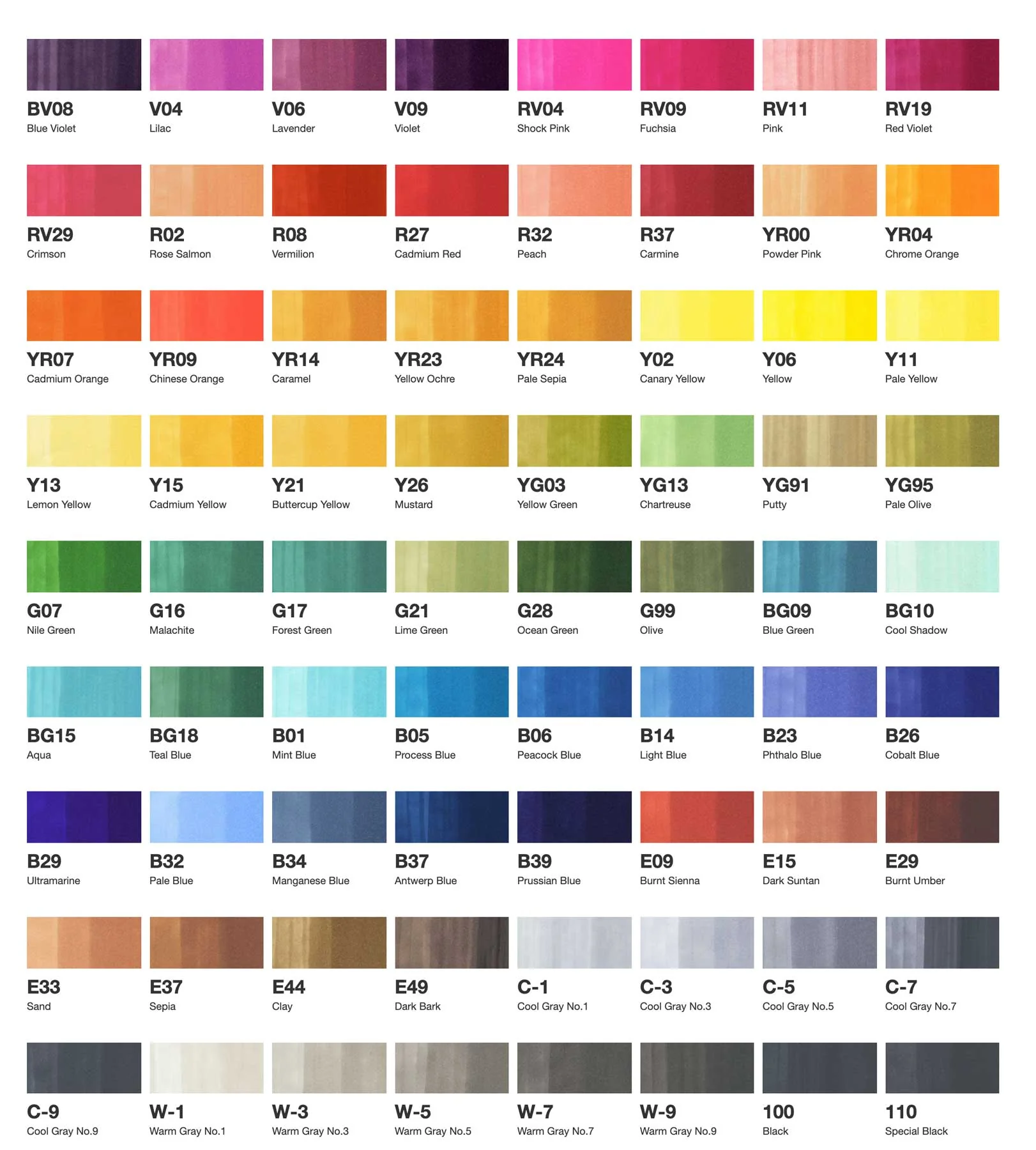 COPIC® Sketch 72PC Marker Set A - Image 6