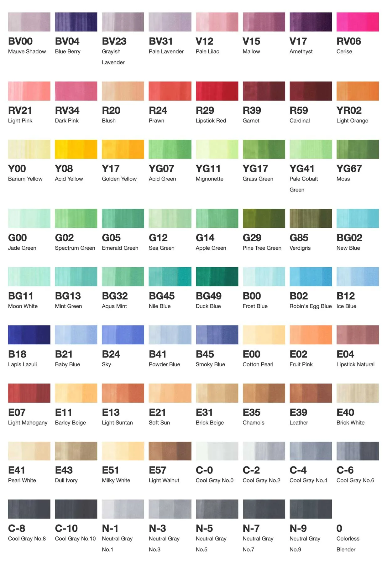 COPIC® Sketch 72PC Marker Set B - Image 6