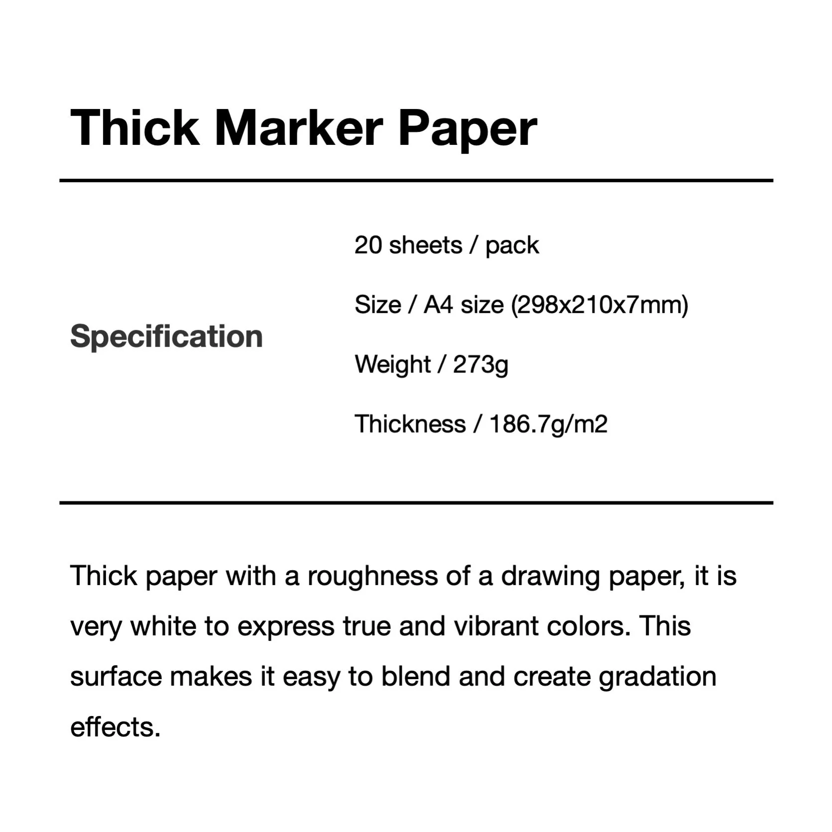 COPIC® Thick Paper (Gagaku-Shi) - Image 4